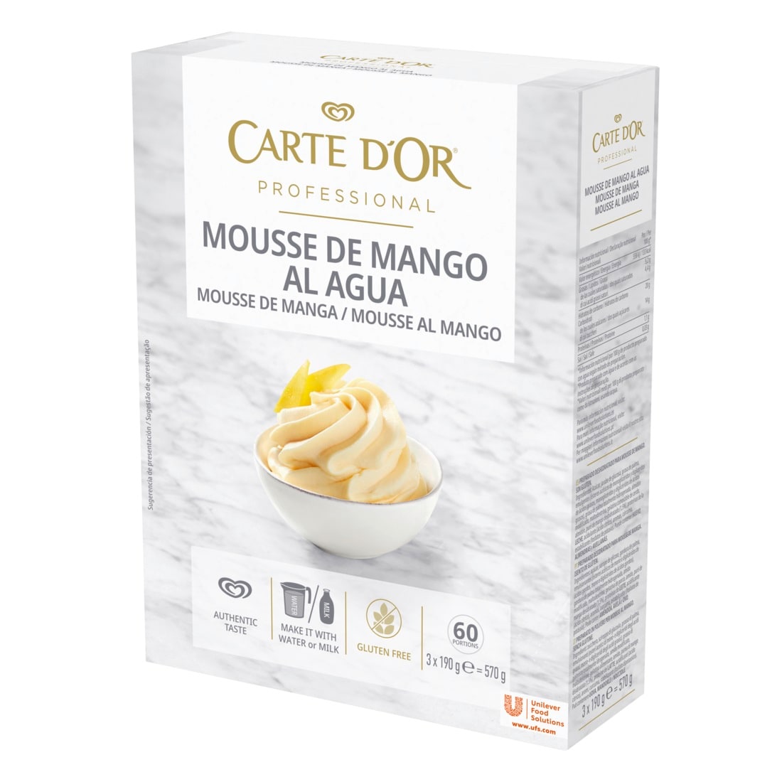 Carte D’Or mousse desidratada de Manga 570 gr - 