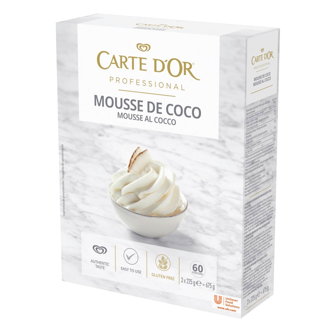 Carte D’Or mousse desidratada de Coco 675 gr - 