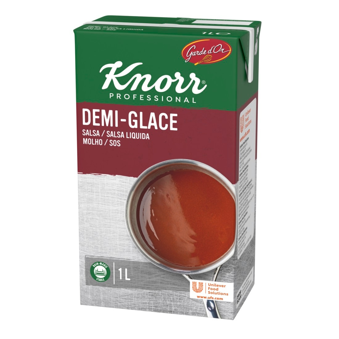 Knorr Garde D’Or molho líquido Demi Glace 1Lt - 